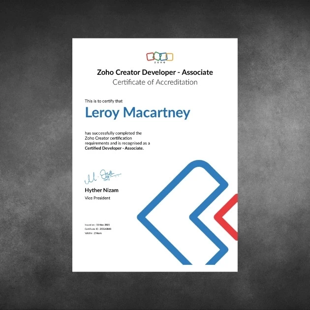 Zoho Creator